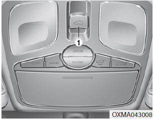 If your vehicle is equipped with a sunroof, you can slide or tilt your sunroof
